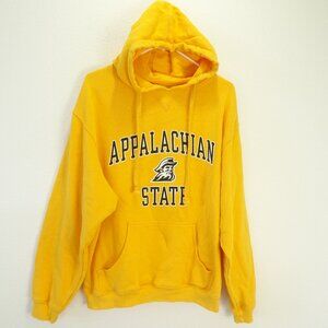 TCX Apparel Pullover Sweat Shirt Appalachian State Men's Hoodie Yellow Medium